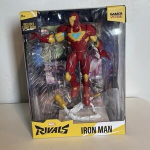 Marvel Rivals Wave 2 Iron Man 1:6 Scale Posed Figure BY MCFARLANE Comic Book